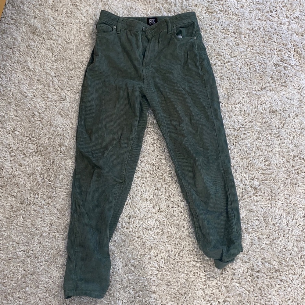 Urban Outfitters Green Corduroy Pants